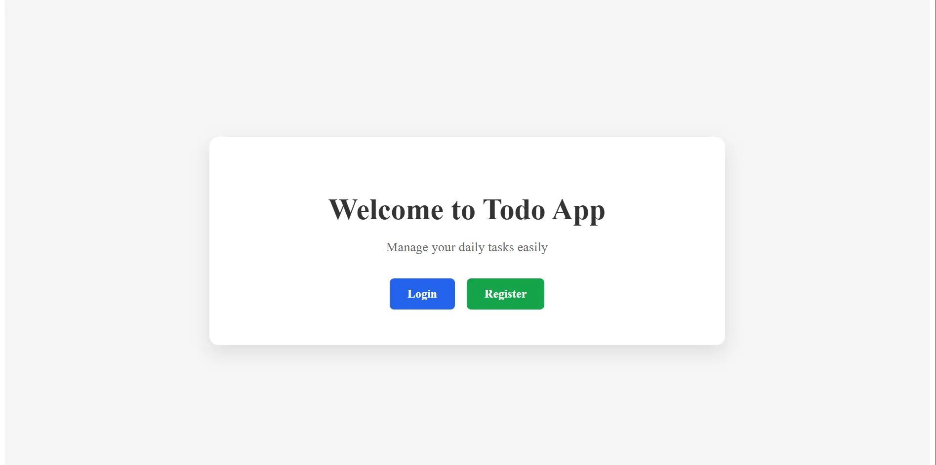 Todo App